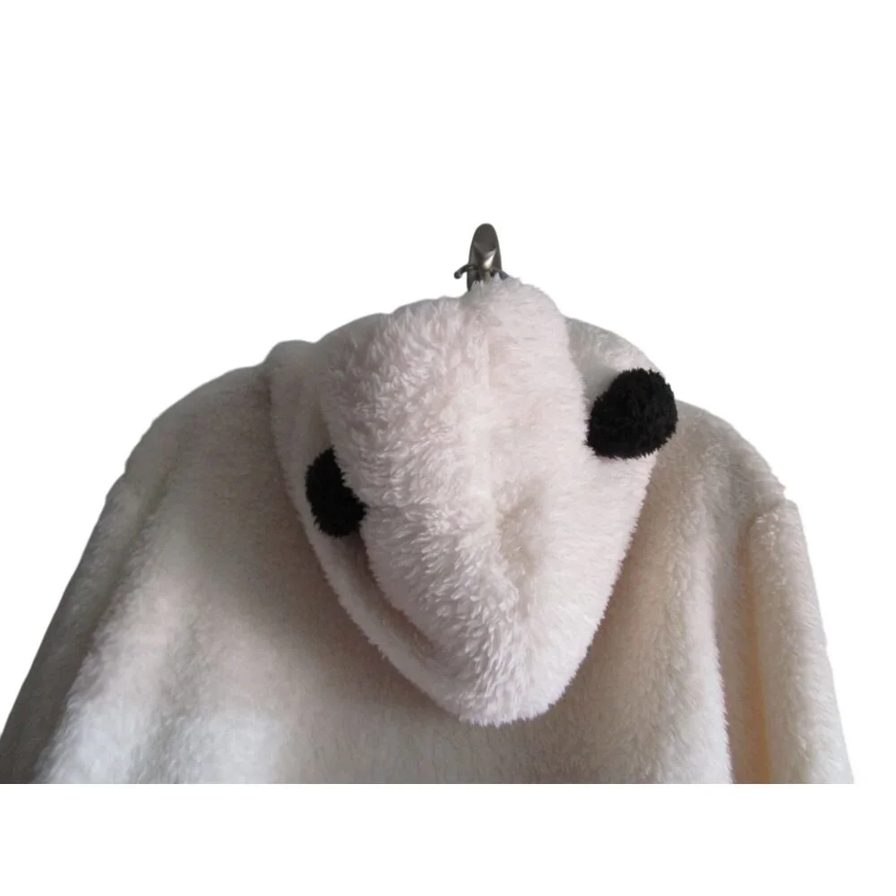 Panda Lounge Sleep Sherpa Hoodie Ears Pouch Pocket Debenhams Ladies 16 GUC - Picture 13 of 16